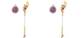 Image of (Good Smile Company) LEGEND OF CRIMSON Metal Charm Collection Megumin's Staff