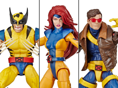 Image of (Hasbro) Marvel Legends X-Men Jean Grey, Cyclops, and Wolverine 6-Inch Action Figure 3-Pack