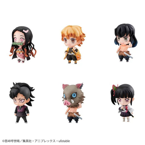 Image of (Megahouse) (Pre-Order)  Demon Slayer Tanjiro & Friends Mascot Set + TRADING【with gift】- Deposit Only