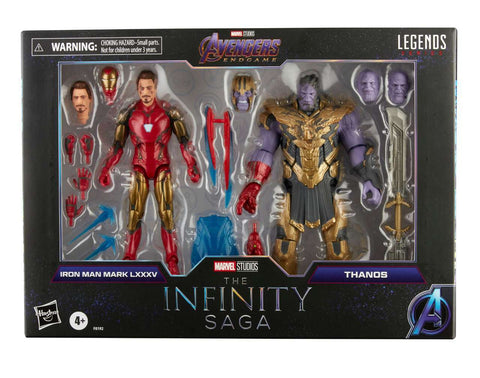 Image of (Hasbro)(Pre-Order) Avengers: Endgame Marvel Legends The Infinity Saga Iron Man Mark 85 & Thanos Two-Pack - Deposit Only