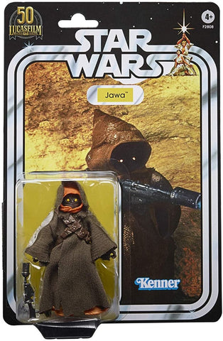 Image of (Hasbro) STAR WARS The Black Series 6” Lucasfilm 50th Anniversary Original Trilogy Collectible Jawa