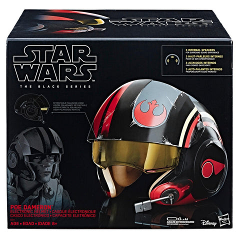 Image of (Hasbro) Black Series Poe Dameron X-Wing Pilot Helmet
