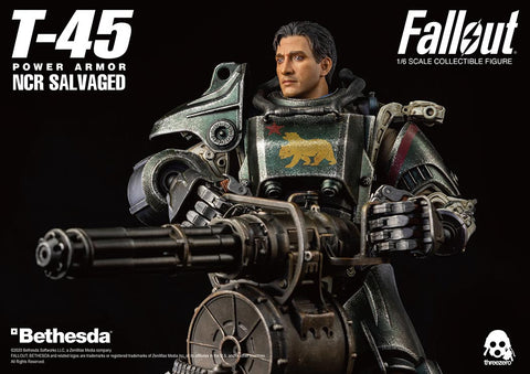Image of (THREEZERO) (Pre-Order) Fallout – 1/6 T-45 NCR Salvaged Power Armor - Deposit Only