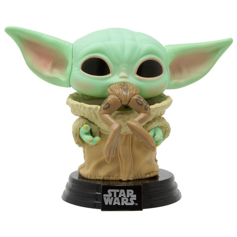 Image of (Funko Pop) POP STAR WARS: MANDALORIAN - THE CHILD WITH FROG