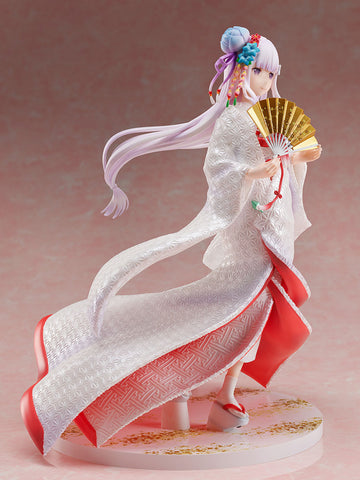 Image of (Good Smile) (Pre-Order) Re ZERO - Starting Life in Another World - Emilia - Shiromuku - 1/7 Scale Figure - Deposit Only