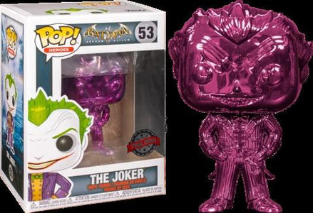 (Funko Pops) #53 The Joker Purple Chrome Special Edition