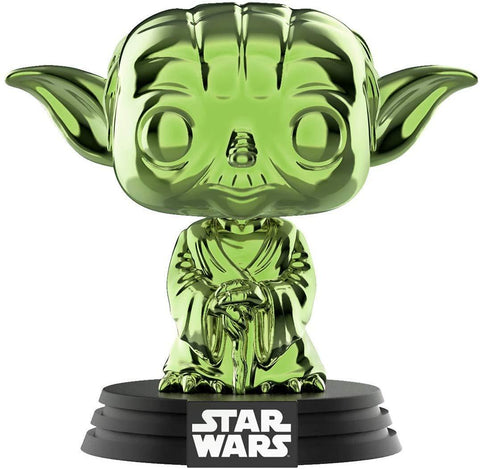 Image of (Funko Pops) #124 Star Wars - Yoda [Green Chrome] Convention Exclusive Funko Pops Geek Freaks Philippines 