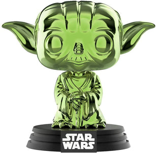 (Funko Pops) #124 Star Wars - Yoda [Green Chrome] Convention Exclusive Funko Pops Geek Freaks Philippines 