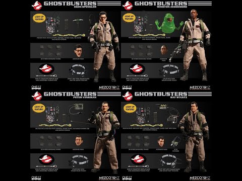 Image of (Mezco) One:12 Collective Ghostbusters Deluxe Box Set