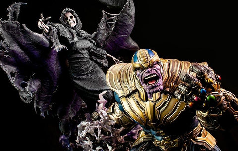 Image of (XM Studios) Thanos with Lady Death 1/4 Scale Statue SGCC Exclusive
