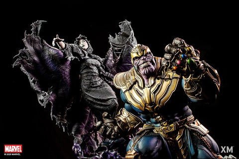 Image of (XM Studios) Thanos with Lady Death 1/4 Scale Statue SGCC Exclusive