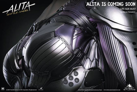 (Queen Studios) (Pre-Order) Alita Battle Angel 1:1 Life-size Bust