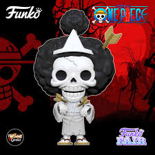 Image of (Funko Pop) (Pre-Order) Pop! Animation: One Piece - Brook with Free Boss Protector