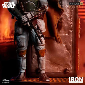 (Iron Studios) Boba Fett & Han Solo in Carbonite Deluxe Art Scale 1/10 - Star Wars Statue Geek Freaks Philippines 