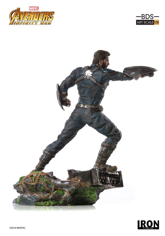 Image of (Iron Studios) Captain America BDS Art Scale 1/10 - Avengers Infinity War Statue Geek Freaks Philippines 