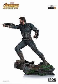 Image of (Iron Studios) Captain America BDS Art Scale 1/10 - Avengers Infinity War Statue Geek Freaks Philippines 