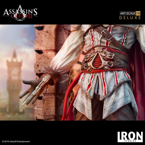 Image of (Iron Studios) Ezio Auditore Deluxe Art Scale 1/10 - Assassin’s Creed II Statue Geek Freaks Philippines 