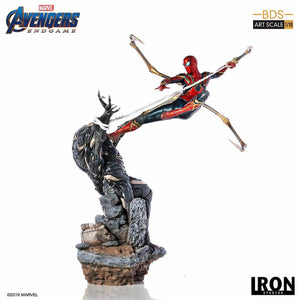 (Iron Studios) Iron Spider Vs Outrider BDS Art Scale 1/10 Avengers Endgame