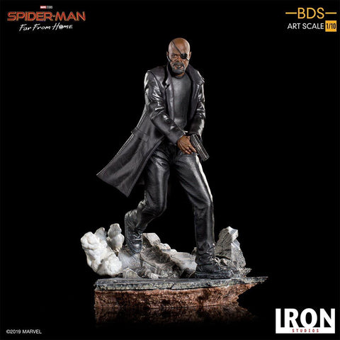 Image of (Iron Studios) Nick Fury BDS Art Scale 1/10 - Spider Man Far From Home Statue Geek Freaks Philippines 