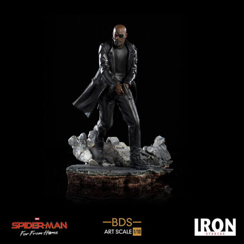 Image of (Iron Studios) Nick Fury BDS Art Scale 1/10 - Spider Man Far From Home Statue Geek Freaks Philippines 