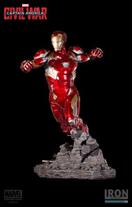 (Iron Studios)  Captain America: Civil War Legacy Replica Iron Man XLVI 1/4 Scale Statue (Back in Box/Displayed)