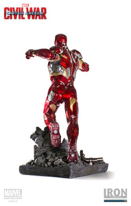 (Iron Studios)  Captain America: Civil War Legacy Replica Iron Man XLVI 1/4 Scale Statue (Back in Box/Displayed)