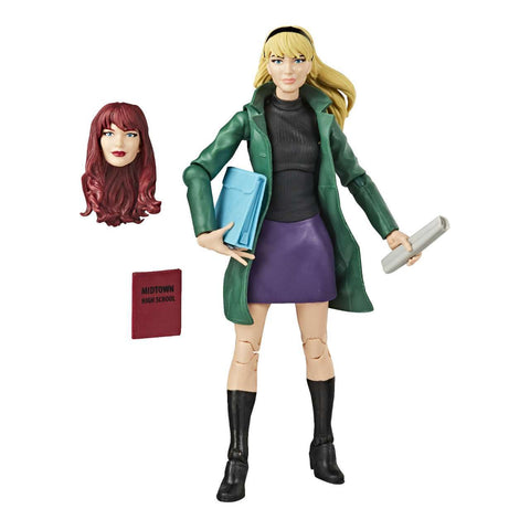 Image of (Hasbro ) Spider-Man Retro Marvel Legends Gwen Stacy 6-Inch Action Figure