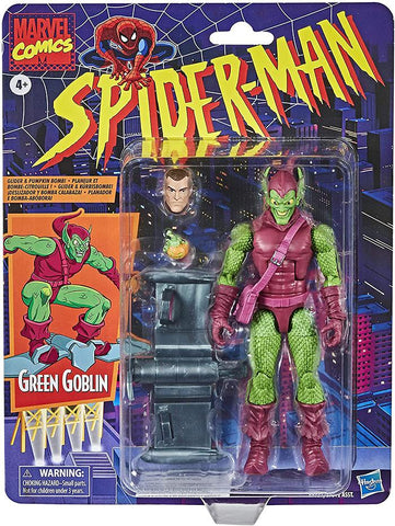 Image of (Hasbro) Spider-Man Retro Marvel Legends Green Goblin 6-Inch Action Figure