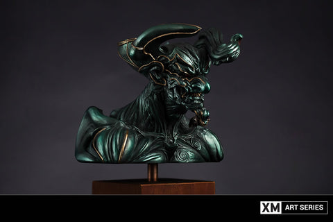Image of (XM Studios) (Pre-Order) Takeya Ogre God Bust – Blue Ex 1/3 Scale Statue