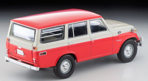 Image of (Tomytec) (Pre-Order) Tomica Limited Vintage LV-104c Toyota Land Cruiser FJ56V White/Red - Deposit Only