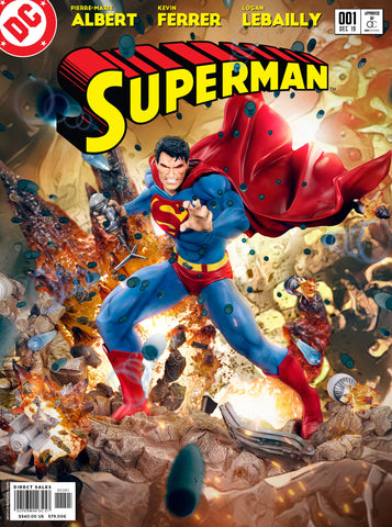 Image of (CONCEPTOniri) (Pre-Order) SUPERMAN: FOR TOMORROW 1/6 SCALE STATUE - Deposit