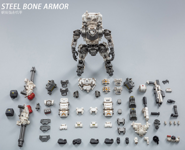 (JOYTOY) JT0425 1/25 Steel Bone Armour (white)