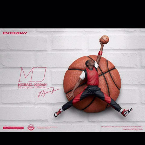 Image of Enterbay NBA Bulls Michael Jordan Air Jordan Nike Jumpman 1/6 Scale Figure