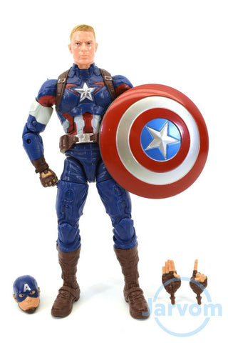 Image of (Hasbro) Marvel Legends 6" Inch Comic Thanos BAF Wave Captain America