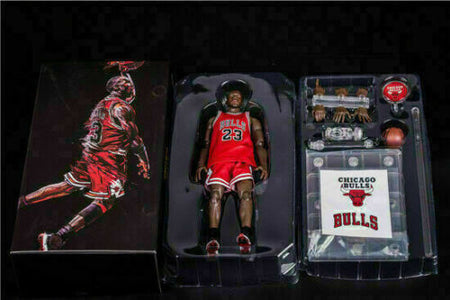 NBA Collection 23# Michael Jordan Motion Masterpiece 1:9 Scale Action Figure New