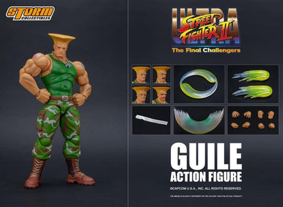 (Storm Collectibles) (Pre-Order) 1/12 GUILE STREET FIGHTER 2 VER - Deposit Only