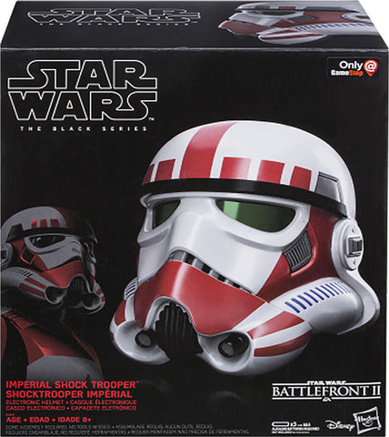 Image of (Hasbro) Star Wars Black Series Shocktrooper Electronic Helmet
