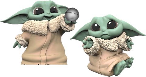 (Hasbro) Star Wars The Mandalorian Baby Yoda Bounties The Bounty Collection Hold Me and Ball Mini-Figures 2-Pack