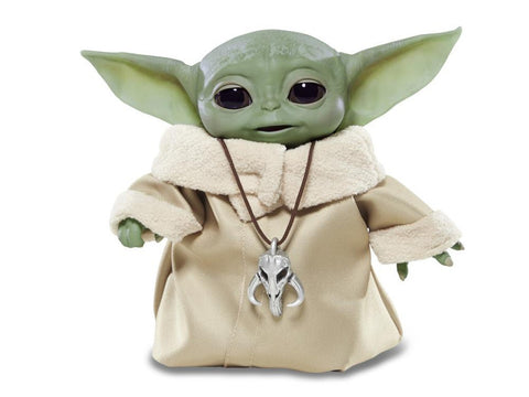 Image of (Hasbro) The Mandalorian's Baby Yoda Comes to Life in Animatronic Toy