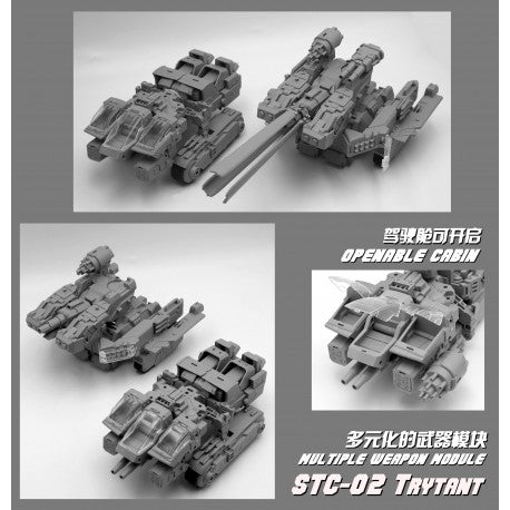 Image of (TFC TOYS) (Pre-Order) STC-02 Supreme Techtial Commander Trytant - Deposit Only