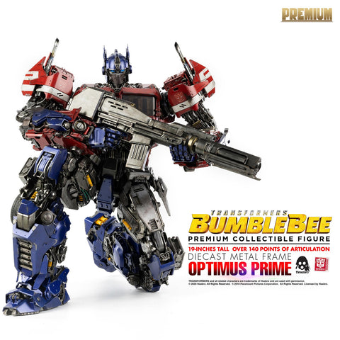 Image of (3A/ZERO) (Pre-Order) Transformers: Bumblebee - Optimus Prime 19” Premium Scale Die-Cast Action Figure - Deposit Only