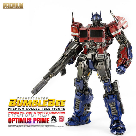 Image of (3A/ZERO) (Pre-Order) Transformers: Bumblebee - Optimus Prime 19” Premium Scale Die-Cast Action Figure - Deposit Only