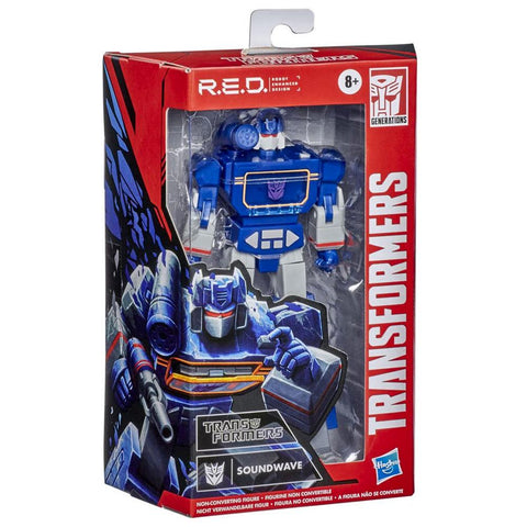 (Hasbro) Transformers Generations MOVIE ACCURATE Wave 2 RED G1 SOUNDWAVE