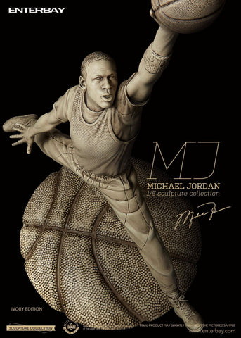Image of (Enterbay) Sculpture Collection - Michael Jordan Ivory Edition (Limited Edition 2000 Pcs Only) 1/6 Scale Figure