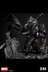 (XM STUDIOS) BLACK PANTHER 1/4 SCALE STATUE w/ FREE 1/6 XM HMO AVENGER Statue Geek Freaks Philippines 